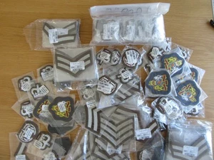 Mixed UK MOD, Army FAD Rank Badge Chevrons etc L/Cpl - WO1 / RSM Job lot x 140+ - Picture 1 of 8