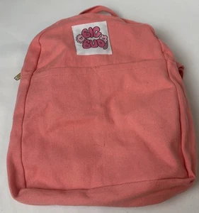 Mini Mochila Big Bud Press Rosa Chicle Toda Algodón Hecha en LA EE. UU. - Imagen 1 de 7
