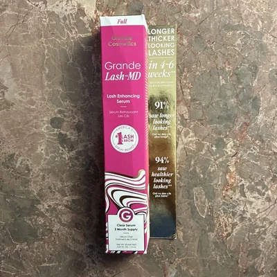 GrandeLASH-MD Lash Enhancing Serum - 2ml 3 Month Supply Imperfect Box Free Ship - Image 1 of 4