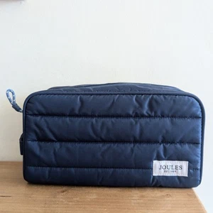 Joules Borsa Uomo Blu Navy Lavaggio Articoli da Toeletta Viaggio 14x24cm UK - Foto 1 di 3