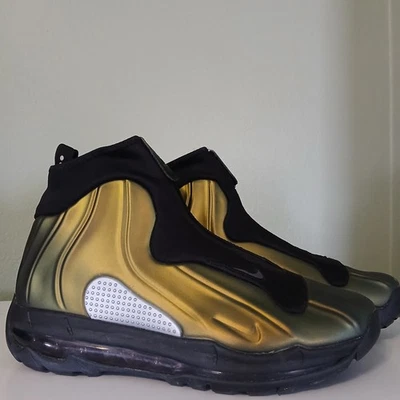 NIKE ACG I-95 POSITEMAX SNEAKER-BOOT GOLD-METALLIC/BLACK MENS SIZE 8.5 - Image 1 of 4