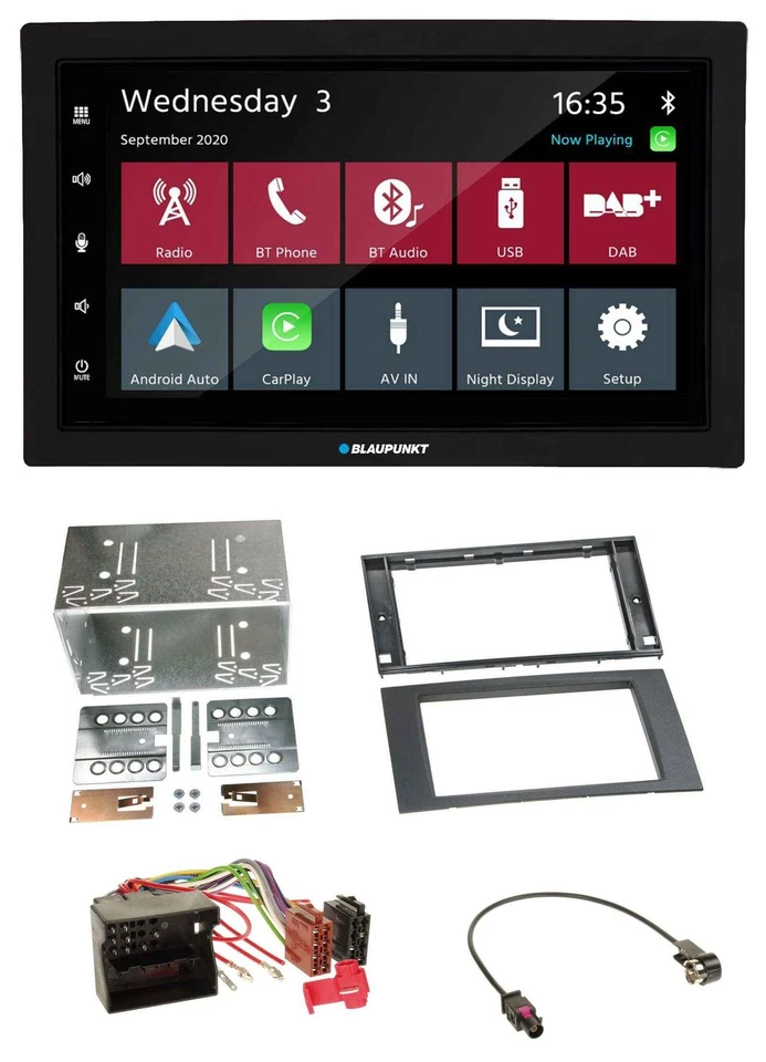 Blaupunkt DAB Bluetooth USB MP3 2DIN Autoradio für Ford Focus C-Max S-Max Galaxy - Bild 1 von 4