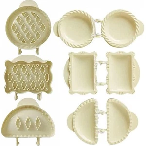 3 Pack Classic Mini Hand Pie Molds for Baking Dough Presser Mini Pocket Pie M... - Picture 1 of 1