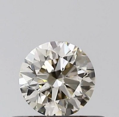 M Faint Brown/ VS1 Grade Loose Round 4 mm Natural GIA CERTIFIED Diamond 0.30 Ct - Image 1 of 4