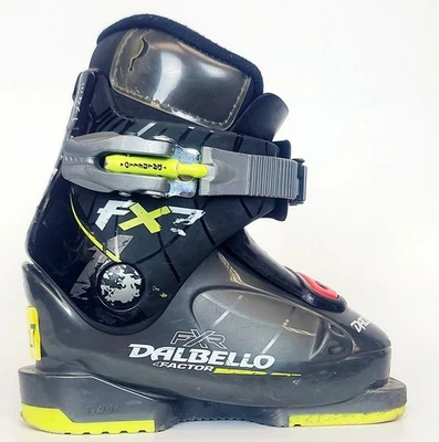 Б/у $150 детский Dalbello FXR 4Factor лыж ботинки серый размеры 8 8,5 - Изображение 1 из 4