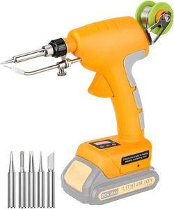 Kit cautin inalambrico para bateria de 75W LED digital 5 puntas 50g estanos - Picture 1 of 12