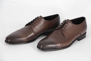 HUGO BOSS Dress Shoes, Mod. COLOSONS, Size EU 43 / US 10, Dark Brown - Picture 1 of 10