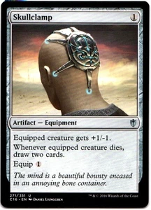 SKULLCLAMP 271 MAGIC: THE GATHERING COMMANDER 2016 (C16) UNCOMMON - Picture 1 of 4
