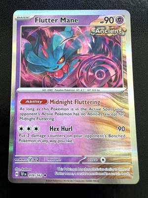 Flutter Mane Rare SV05: Temporal Forces Holo 078/162 NM - Image 1 of 2