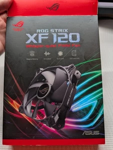 Ventilador PWM de 4 pines para fundas de PC ASUS ROG Strix XF120 Whisper-Silencioso - Imagen 1 de 10