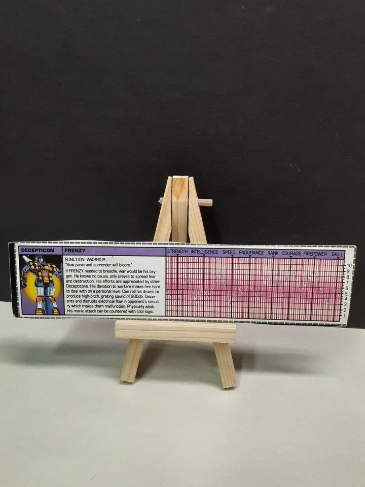 Frenzy Action Figure Tech Spec 1984 Vintage G1 Transformers Authentic RARE - Image 1 of 1