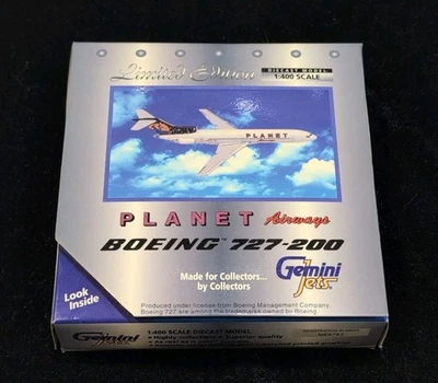 Gemini Jets Planet Airways Boeing 727-200 GJPL2242 - 1:400 New Old Store Stock - Image 1 of 4