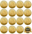 15 x 2024 President Donald Trump Commemorative Coin Take America Back Metal Coin