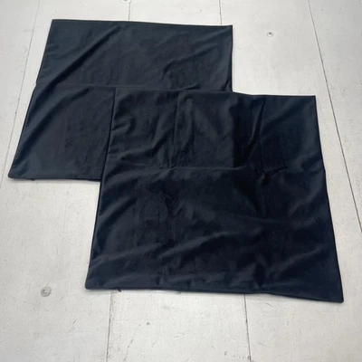 Juego de 2 Fundas de Almohada JUSPURBET 22x22 Negro Tiro Decorativo Cuadrado con Cremallera Foto 1 de 4