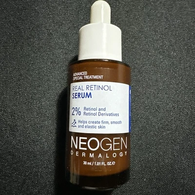 NEOGEN Dermalogy Real Retinol Serum 1.01 fl.oz/30ml Firms Smooths exp 5/2026 NEW - Image 1 of 4
