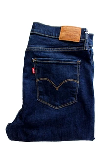 Levi's 724 High Rise Straight Damen Jeans Big E W31 L30 Dunkelblau LEVJ388 - Bild 1 von 14