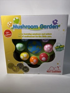 PILZ GARTEN Farben Zahlen Spiele Leuchten Musik Spielzeug für Kinder BESTES LERNEN - Bild 1 von 7