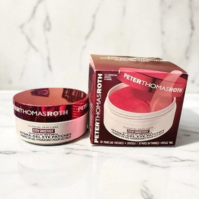 Parches para ojos Peter Thomas Roth aún más suaves de retinol glicólico hidra-gel 60 quilates-nuevo en caja Foto 1 de 4