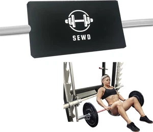 Verwandelt jedes Squat Rack in Hüftschubmaschine Hüftschubbank Rückenpolster passt - Bild 1 von 12