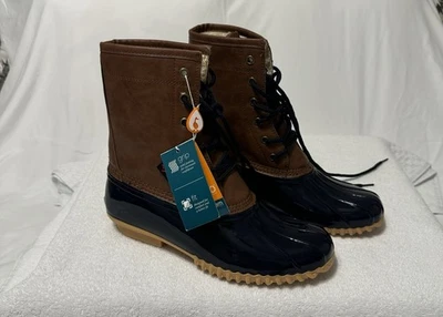 NEW Sporto Women's Original Duck Boots Waterproof Fleece Lined Lace-Up Size 8 - Image 1 of 4