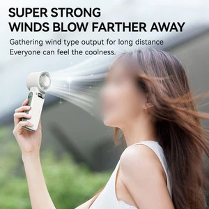 Portable Handheld Fan Rechargeable 10000mAh Battery with 199 Speed Controls - Photo 1/15