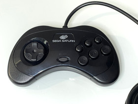Retro-Bit Official Sega Saturn USB Controller Pad for Sega Genesis Mini, PS3, PC