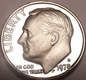 United States 1978-S Proof Roosevelt Dime~See All Our Proof Coins~Free Shipping - Picture 1 of 2