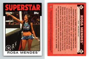 Rosa Mendes #52 WWE Heritage 2016 Topps Trading Card