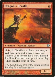 MTG - Shards of Alara - Dragon's Herald - Foil - NM - Picture 1 of 1