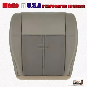 2006 FITS Jeep Grand Cherokee Limited Driver Bottom Leather Cover 2-Tone Khaki - Picture 1 of 9