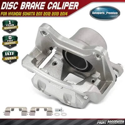 Pinza de freno delantera derecha con soporte para Hyundai Sonata 2011 2012 2013 2014 Foto 1 de 4