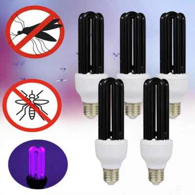 1/2/5/10X Blacklight Low Energy UV Light Screw Ultraviolet Lamp 395NM Light 40W - Image 1 of 4