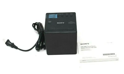 Sony Alarm Clock with AM/FM Radio ICF-C1 Black - Image 1 of 4