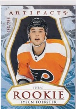 2023-24 UPPER DECK ARTIFACTS ROOKIE COPPER #194 FLYERS TYSON FOERSTER /299
