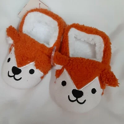 Small  Girls/ Boys Fox Slippers  Cat & Jack Medium ( 2T/3T) - Image 1 of 4
