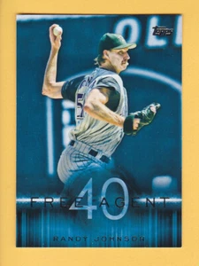 2015 Topps Series 1 #F40-10 RANDY JOHNSON Arizona Dbacks FREE AGENT 40 Insert - Picture 1 of 2