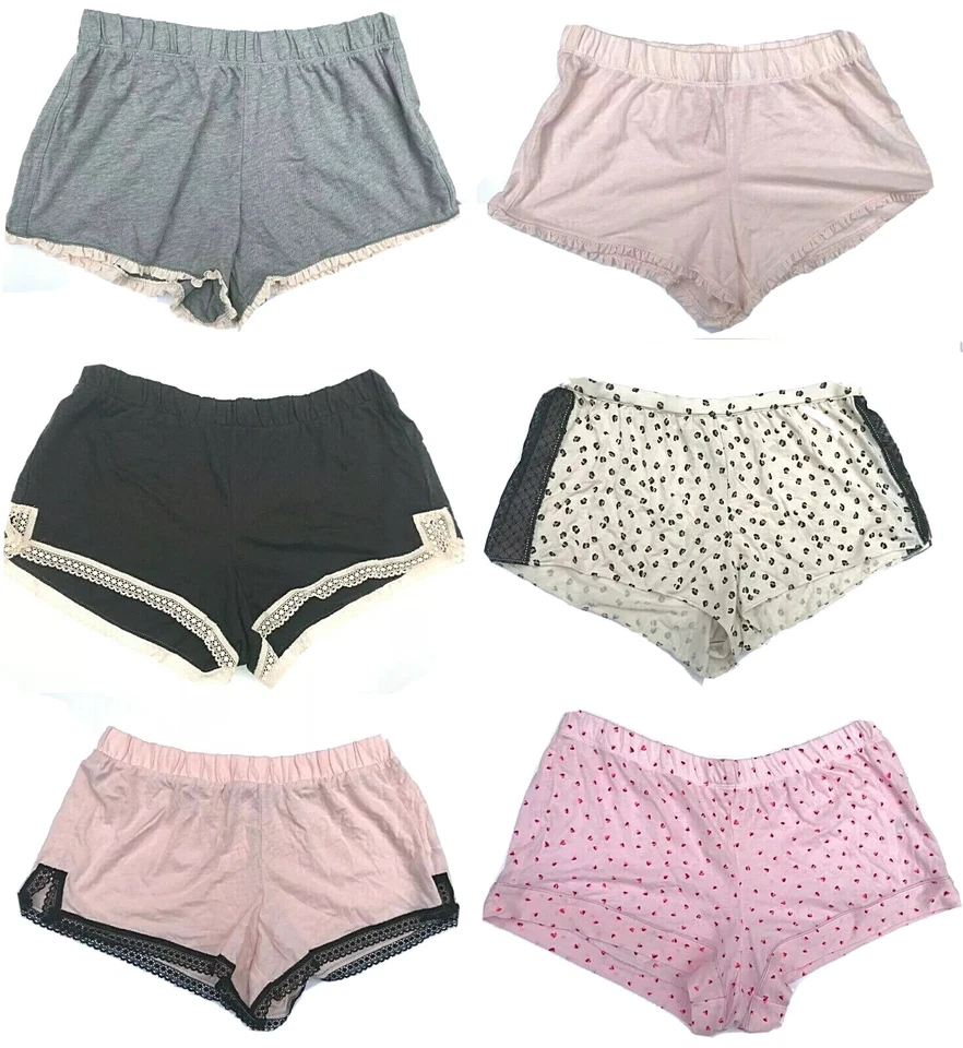 VICTORIA'S SECRET SLEEP PAJAMA LOUNGE SHORTS PINK BLACK XS S M L XL NWT - Image 1 of 1