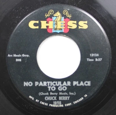 50S & 60S 45 Chuck Berry - No Particular Place To Go / You Two On Chess - Image 1 of 2