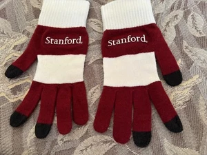 Stanford Youth Stretch Knit Gloves Cardinal Red XS touch screen NEW - Picture 1 of 6