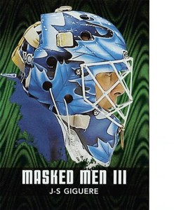 2010-11 Between The Pipes Masked Men III Emerald #MM23 Jean-Sebastien Giguere