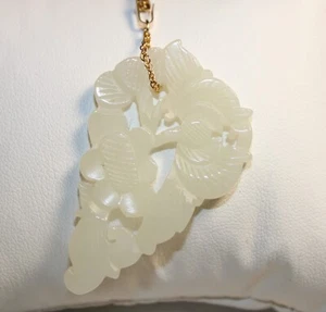 Hammel fetter Nephrit Jade handgeschnitzt Anhänger #1 - Bild 1 von 5