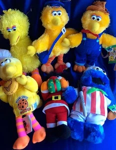 Choose One~RARE VINTAGE SESAME STREET PLUSH Acquired in Japan~-ship free - Picture 1 of 6