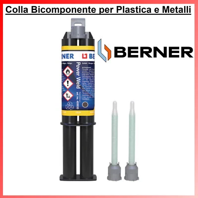 Colla Bicomponente 2K per Plastica e Metallo Ripara Paraurti Auto Carene Moto - Immagine 1 di 3
