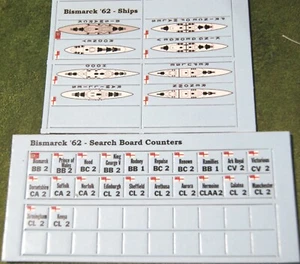 Bismarck ’62 Replacement Counters - Picture 1 of 3