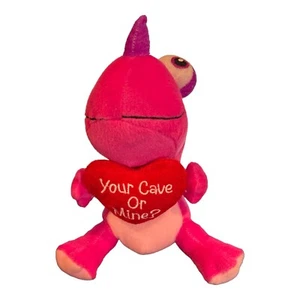 Dan Dee Plüsch-Dinosaurier mit Kissen Valentinstag Liebe Stofftier 7,5 Zoll groß - Bild 1 von 8