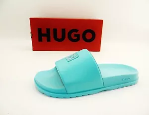 Hugo Boss Match it Slid blau Pantoletten Badeschuhe Sandalen Badelatschen Gr.39 - Bild 1 von 10