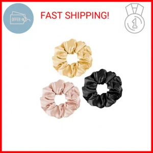 OLESILK 100% Mulberry Silk-Scrunchies for Hair Sleep, Women Grils Silk Hair Ties - Picture 1 of 2