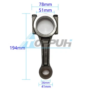 Nueva varilla de conexión 3TNE84 STD para tractor Yanmar 790 2520H 3TNE84T 3TNE84-JB - Imagen 1 de 6
