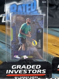 2021 Skybox Metal Universe Champions LeBron James #100 Los Angeles Lakers Goat!