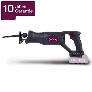 Gomag Akku-Säbelsäge 20V GO-SBL250BL | Hub 28mm | 2 Sägeblätter - Holz & Metall - Bild 1 von 4